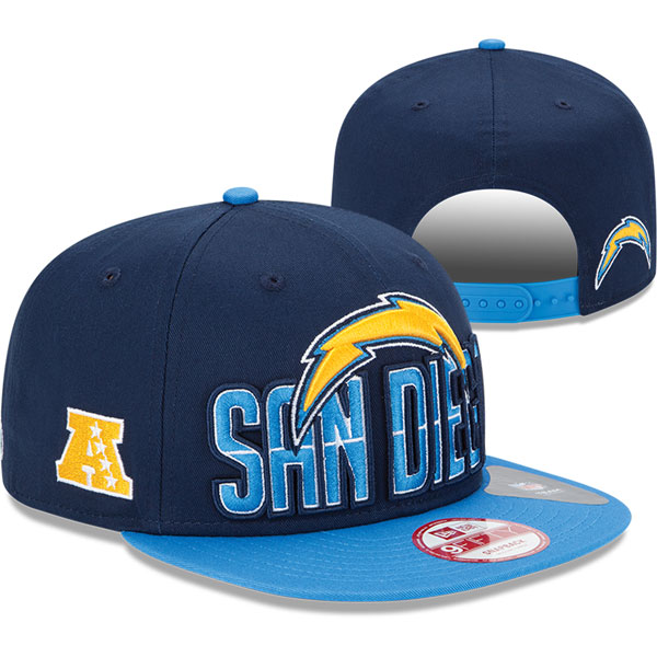 NFL San Diego Chargers NE Snapback Hat #01